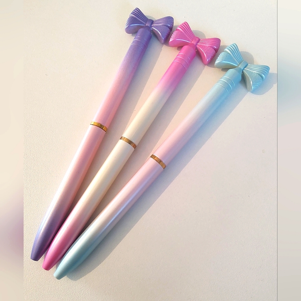 Bow ballpoint pen set - Picture 3 of 3